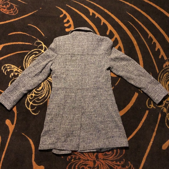 Primark Women’s Tweed Parka Coat Grey sz: 12 - Picture 2 of 8